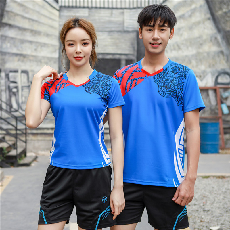 Table Tennis Jersey - Yeni tenis gömlek erkek/kadın, badminton tshirt,