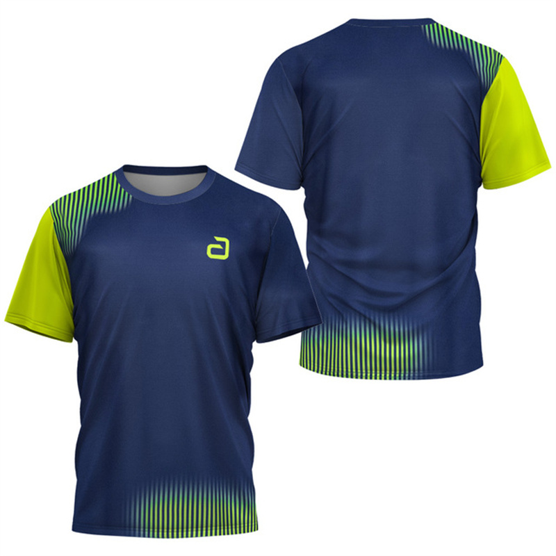 Table Tennis Jersey - Erkekler Masa Tenisi Tişörtü Undercurrent Desenli