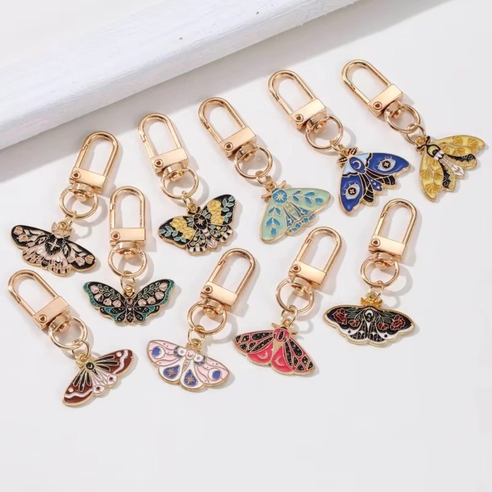 Butterfly Rubber Sheet - Güzel Renkli Kelebek Anahtarlık Emaye Zanaat