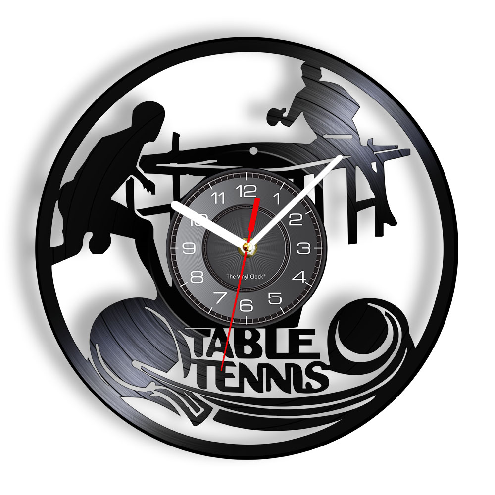 Table Tennis Dimension - Masa tenisi duvar saati masa tenisi