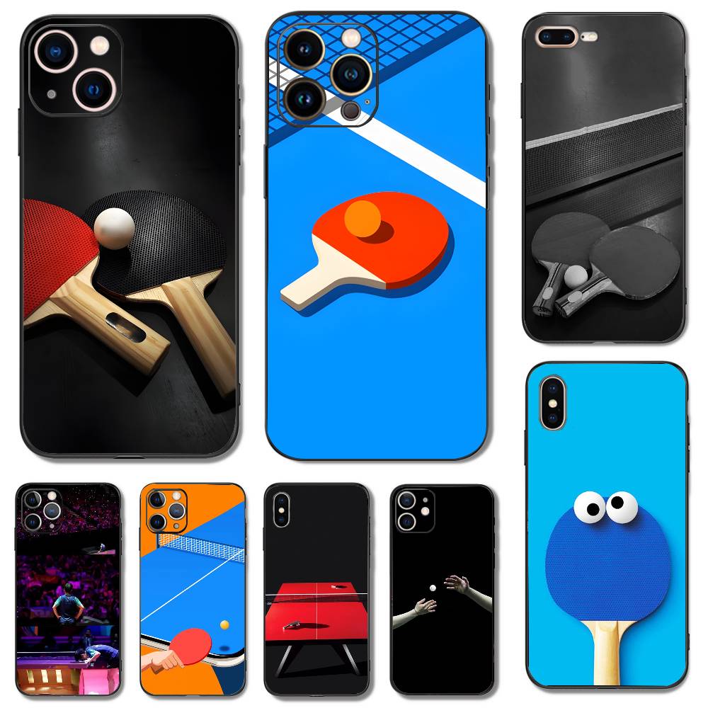 Table Tennis Logo Free - iPhone 17,16,15,14,13,12,11,X,XR,XS,Plus,Mini,Pro,Max için Masa Tenisi Raketi