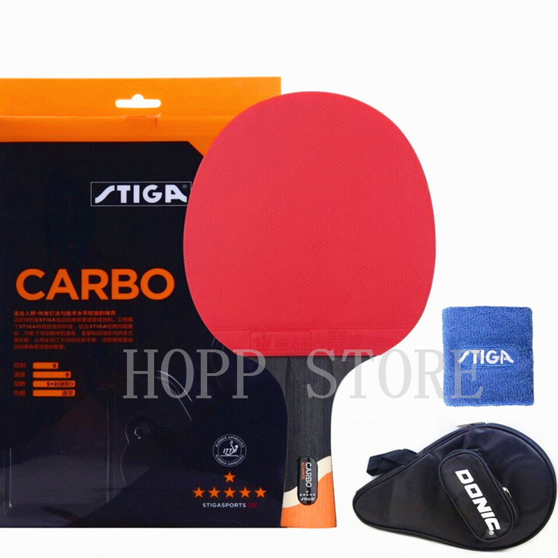Table Tennis Padel - STIGA 6 yıldız raket saldırgan profesyonel