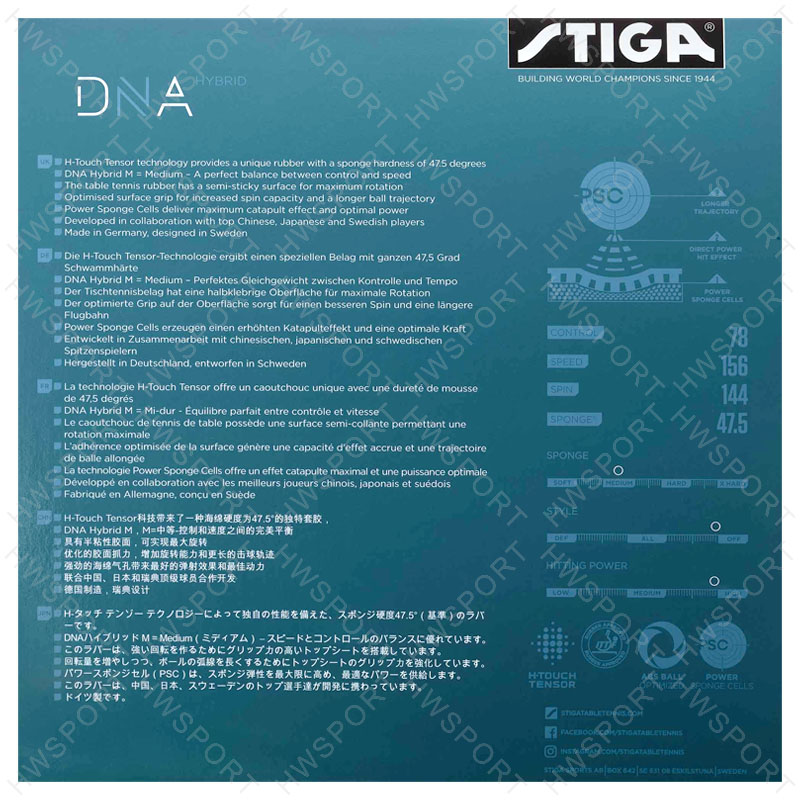 STIGA DNA HYBRID Serisi Masa T - Table Tennis Hybrid Rubbers incelemesi ve fiyatı