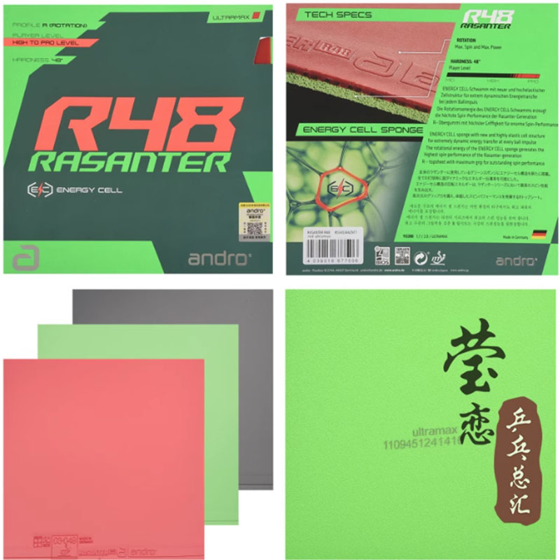 Andro Rasanter R45 47 50 C45 4 - Table Tennis Bat incelemesi ve fiyatı