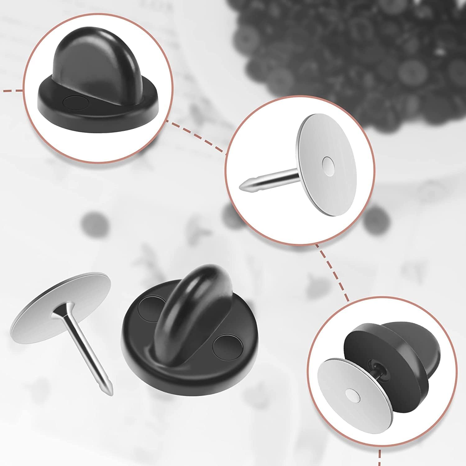 20 Çift Kauçuk Boş Pimli Keleb - Butterfly Rubber Sheet incelemesi ve fiyatı