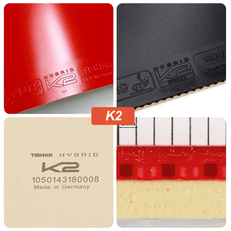 Orijinal Tibhar hibrid K1 Pro  - Table Tennis Hybrid Rubbers incelemesi ve fiyatı